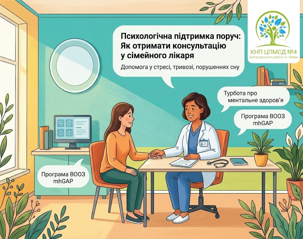 Психологічна підтримка поруч: як отримати консультацію у сімейного лікаря